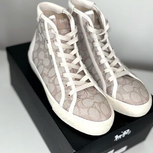 Citysole High Top Platform Sneaker In Signature Jacquard